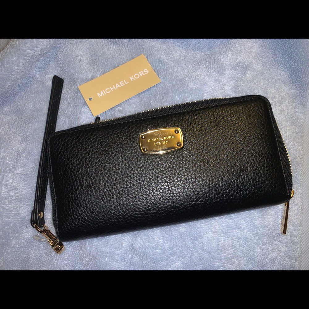 Michael Kors Jet Set Black Wallet